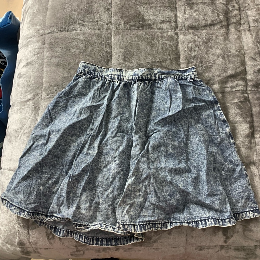 acid wash skirt